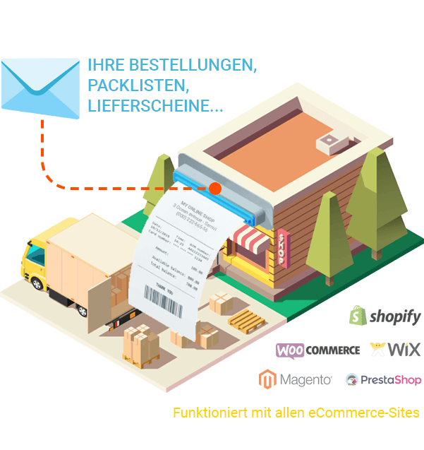 Logistik Lieferscheine drucken